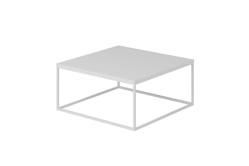 Loni Sofabord 90 cm - Hvit - Møbler - Bord - Sofabord