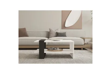 Lorva Stuebord 80 cm - Antrasitt/Hvit - Møbler - Bord - Sofabord