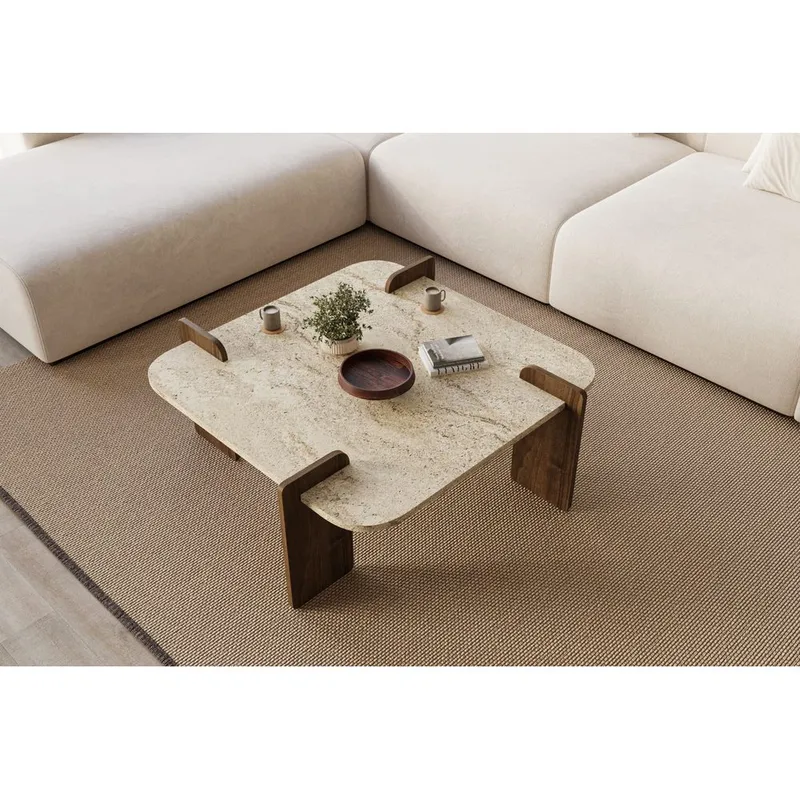 Lorvenor Sofabord 90 cm - Mørkebrun - Møbler - Bord - Sofabord