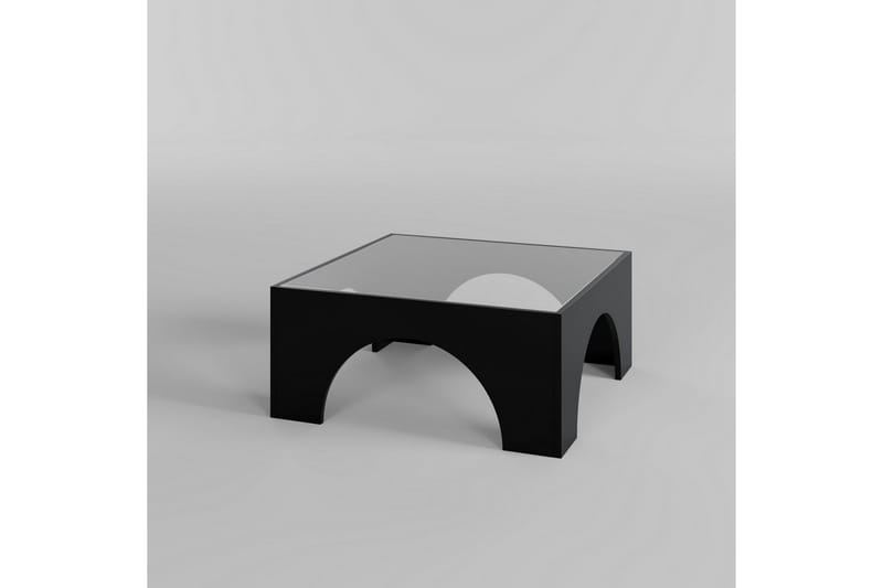 Lowan Stuebord 80 cm, Sort