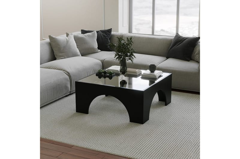 Lowan Stuebord 80 cm - Sort - Møbler - Bord - Sofabord