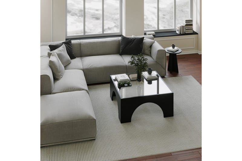 Lowan Stuebord 80 cm - Sort - Møbler - Bord - Sofabord