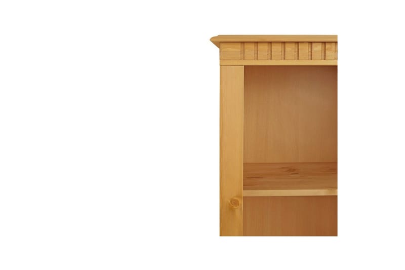 Lowboard Frittstående TV-benk 94 cm med Oppbevaring i Furu - Honningbrun - Møbler - Mediamøbel & tv møbel - TV-benk & mediabenk