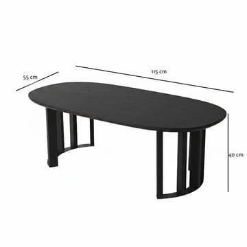 Lumor Sofabord 120x40x60 cm - Valnøtt - Møbler - Bord - Sofabord