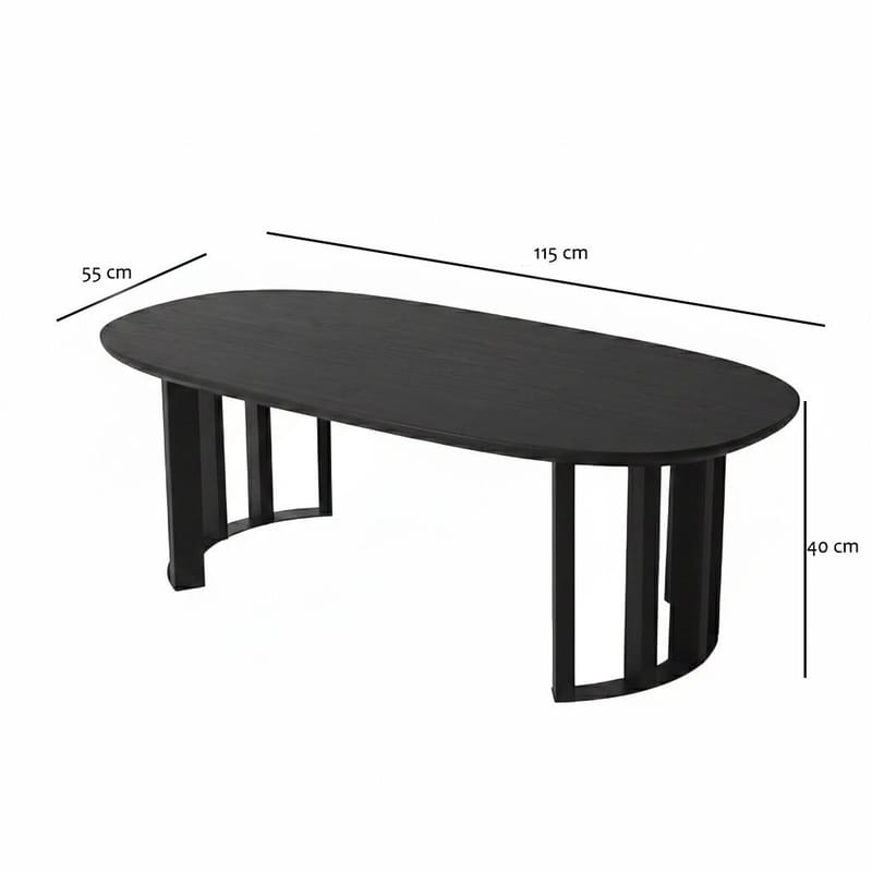 Lumor Sofabord 120x40x60 cm - Valnøtt - Møbler - Bord - Sofabord