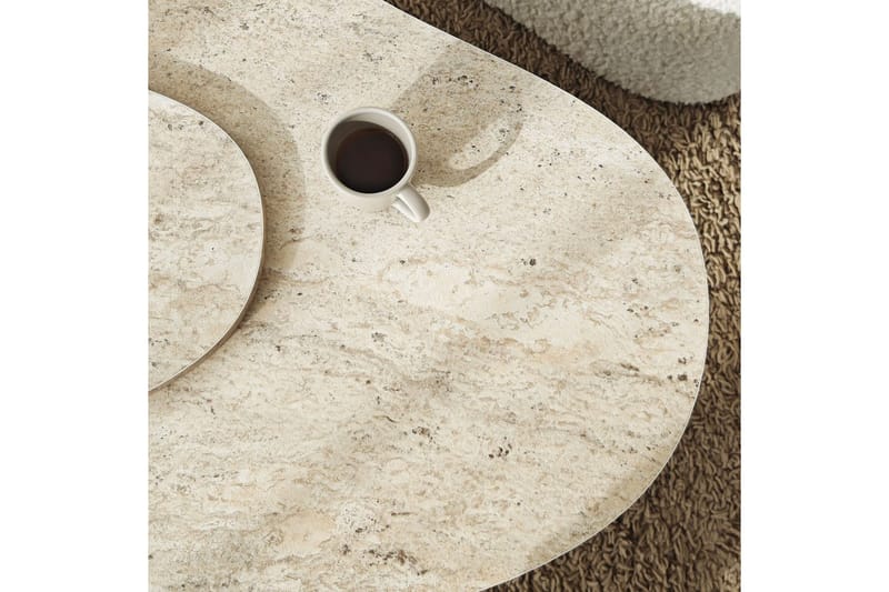 Lunor Sofabord 105 cm - Beige - Møbler - Bord - Sofabord