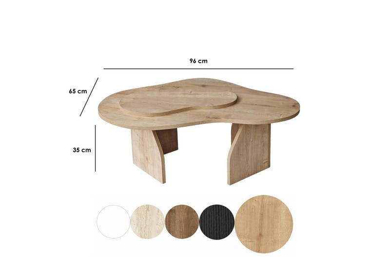 Lunor Sofabord 105 cm - Brun - Møbler - Bord - Sofabord