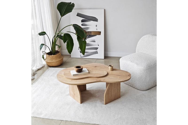 Lunor Sofabord 105 cm - Brun - Møbler - Bord - Sofabord