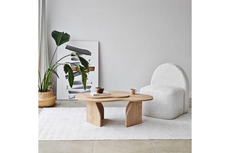 Lunor Sofabord 105 cm - Brun - Møbler - Bord - Sofabord
