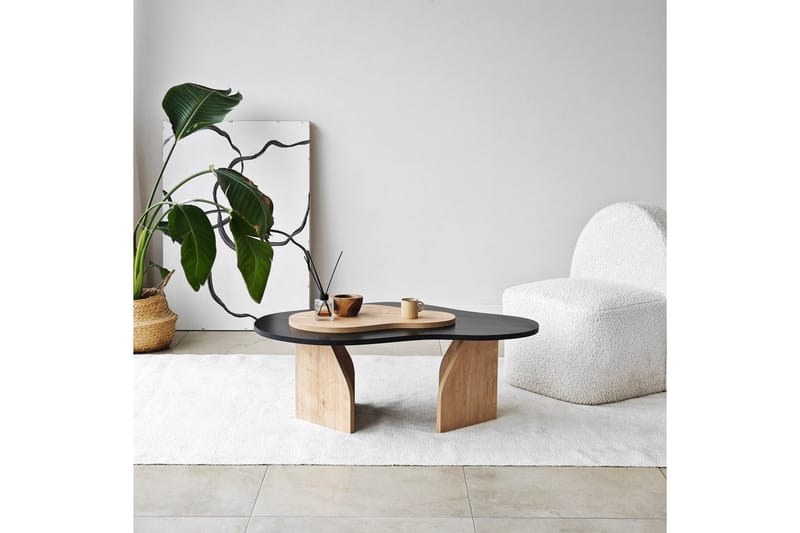 Lunor Sofabord 105 cm - Svart - Møbler - Bord - Sofabord