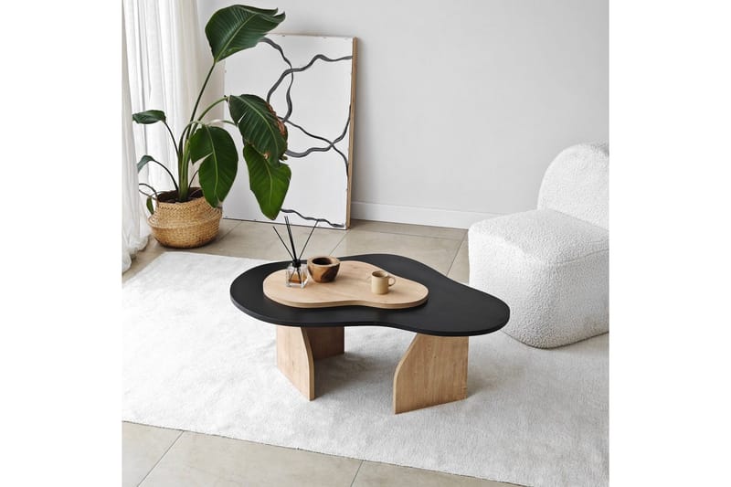 Lunor Sofabord 105 cm - Svart - Møbler - Bord - Sofabord