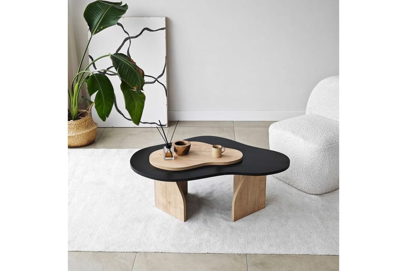 Lunor Sofabord 105 cm - Svart - Møbler - Bord - Sofabord