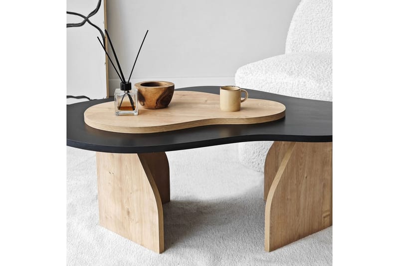 Lunor Sofabord 105 cm - Svart - Møbler - Bord - Sofabord