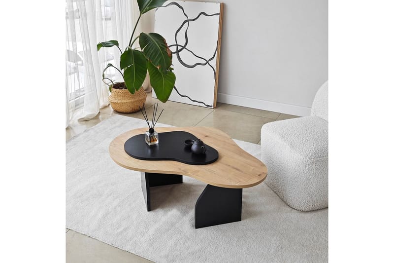 Lunor Sofabord 105 cm - Svart - Møbler - Bord - Sofabord
