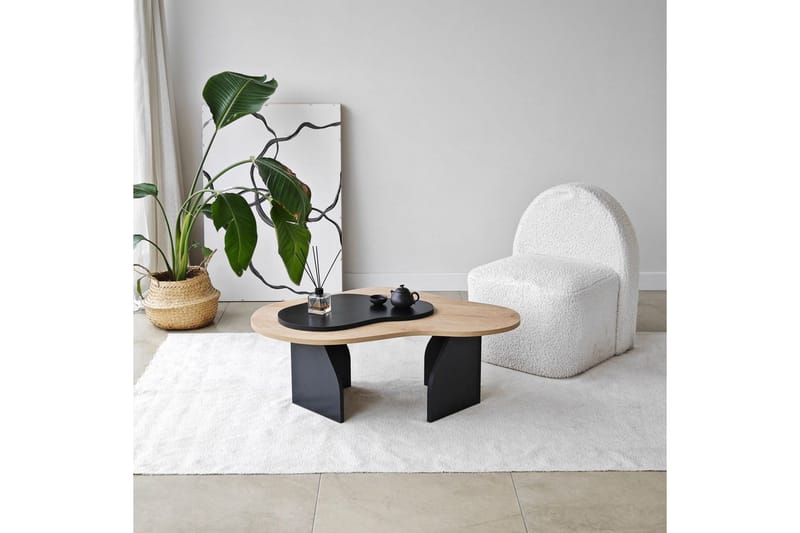 Lunor Sofabord 105 cm - Svart - Møbler - Bord - Sofabord
