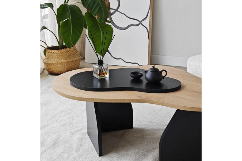 Lunor Sofabord 105 cm - Svart - Møbler - Bord - Sofabord
