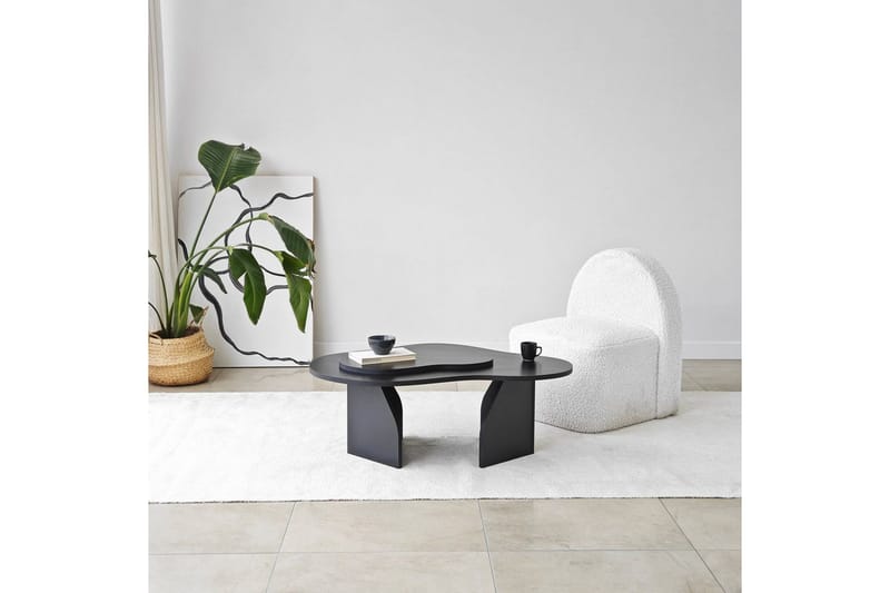 Lunor Sofabord 105 cm - Svart - Møbler - Bord - Sofabord