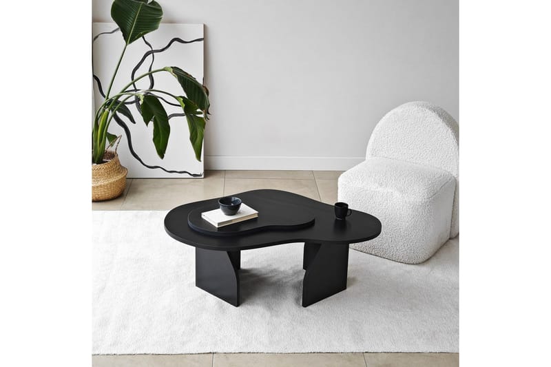 Lunor Sofabord 105 cm - Svart - Møbler - Bord - Sofabord