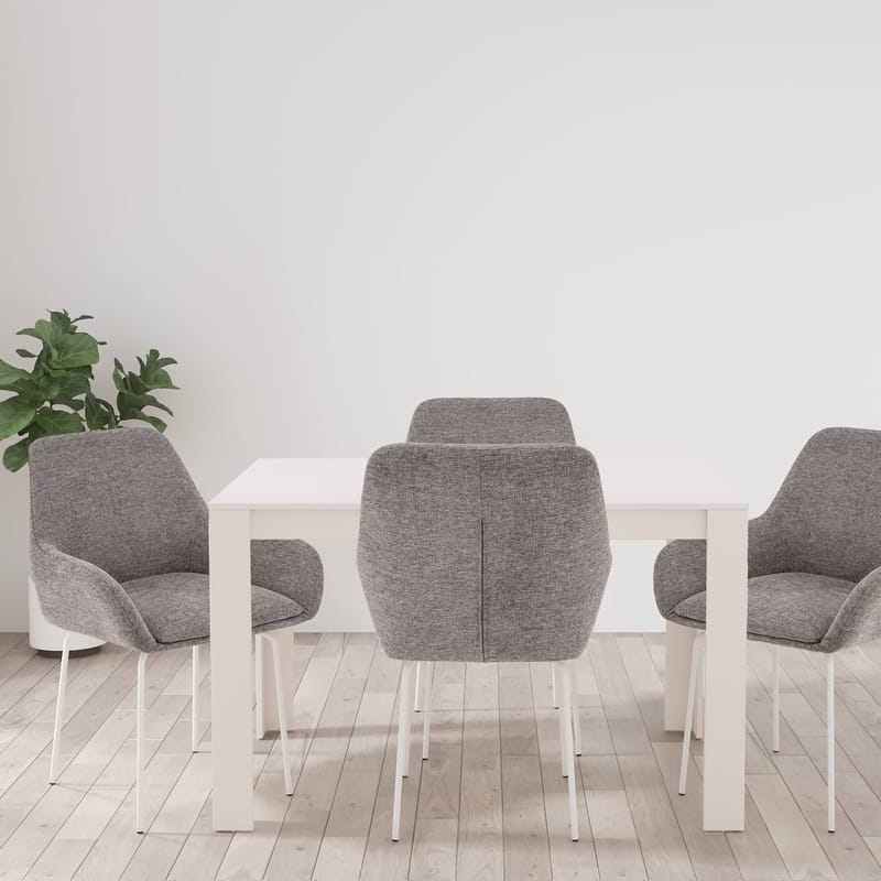 Lynn Rektangulært Spisebord 120 cm i Tre - Beige - Møbler - Bord - Spisebord & kjøkkenbord