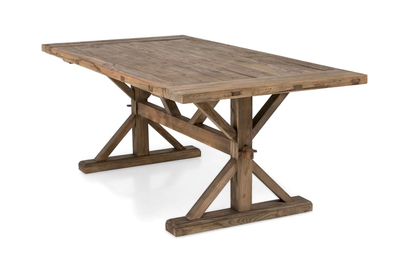 Lyon Spisebord 200x100 cm - Vintage Natur - Spisebord & kjøkkenbord