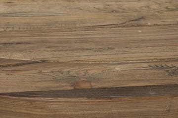 Lyon Spisegruppe Ø150 cm Rund med 4 stk. Viktoria Stoler - Vintage Natur/Hvit/Beige - Møbler - Bord - Spisegrupper