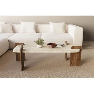 Lyren Sofabord 120 cm - Brun/Mørkebrun - Møbler - Bord - Sofabord