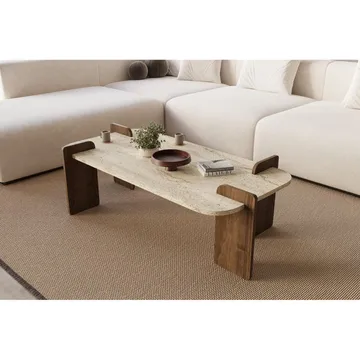 Lyren Sofabord 120 cm - Brun/Mørkebrun - Møbler - Bord - Sofabord