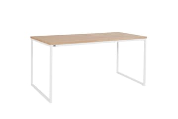 Mali Rektangulært Spisebord 180 cm i Tre med Eikeutseende - Hvit|Beige - Møbler - Bord - Spisebord & kjøkkenbord