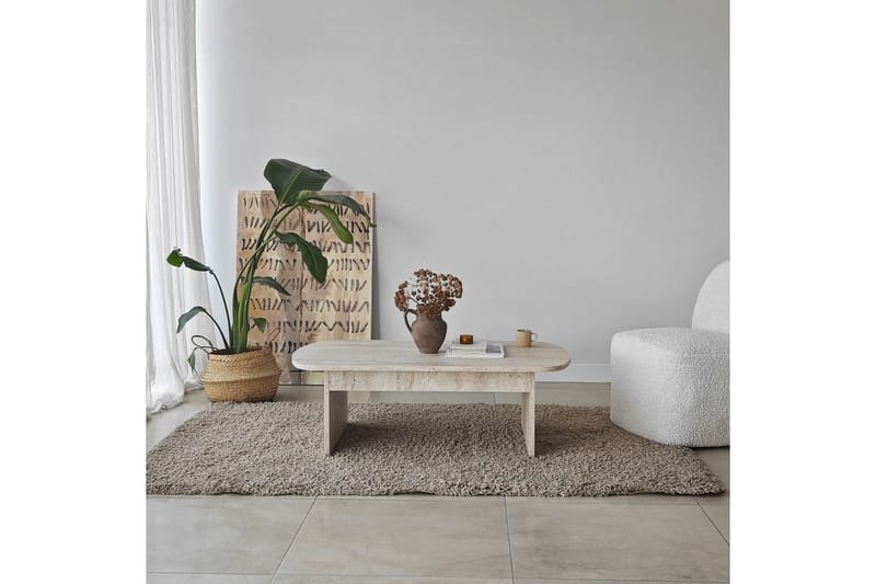 Malo Sofabord 105 cm - Beige - Møbler - Bord - Sofabord