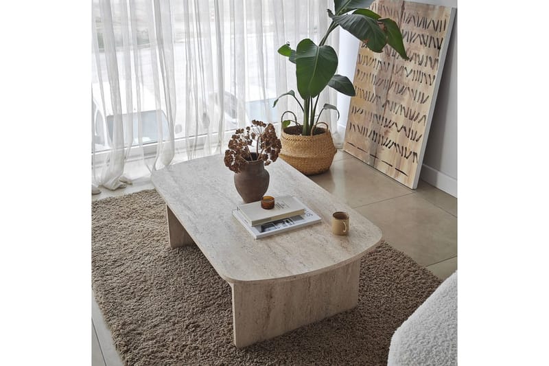 Malo Sofabord 105 cm - Beige - Møbler - Bord - Sofabord