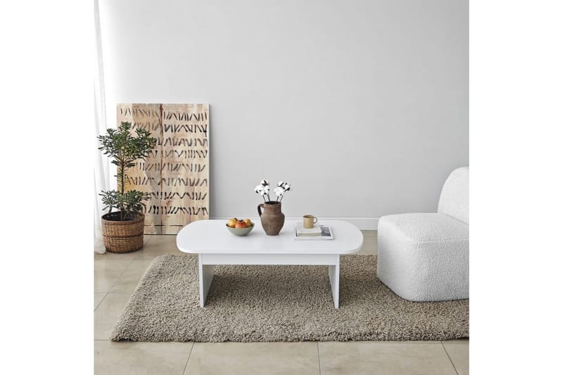 Malo Sofabord 105 cm - Hvit - Møbler - Bord - Sofabord