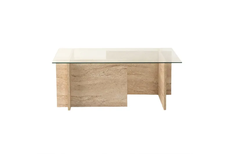 Malpani Sofabord 105 cm, Beige