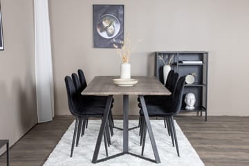 Malvina spisegruppe 180 cm + 6 stk. Ypas spisestoler - Møbler - Bord - Spisegrupper