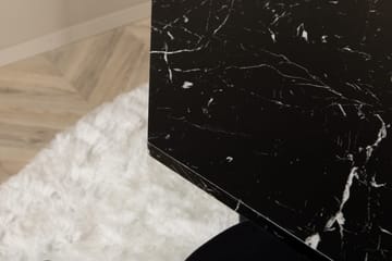 Marbs rund spisegruppe 110 cm inkl. 4 Moncoll stoler - Svart - Møbler - Bord - Spisegrupper