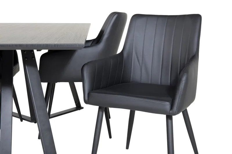 Marina spisebord 180 cm med 4 Comfort armstoler - Møbler - Bord - Spisegrupper