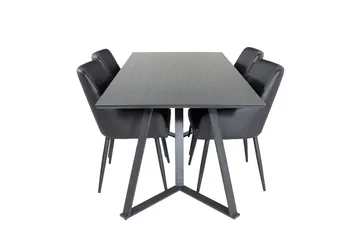 Marina spisebord 180 cm med 4 Comfort armstoler - Møbler - Bord - Spisegrupper