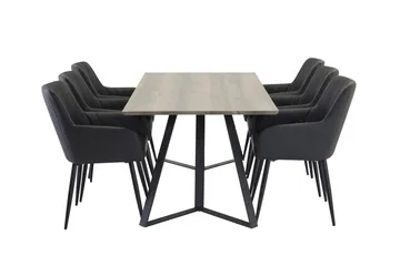 Marina spisebord 180 cm med 6 Comfort armstoler - Møbler - Bord - Spisegrupper