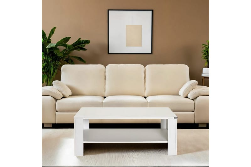 Masao Sofabord 110 cm - Hvit - Møbler - Bord - Sofabord