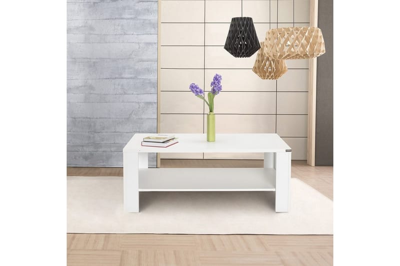 Masao Sofabord 110 cm - Hvit - Møbler - Bord - Sofabord