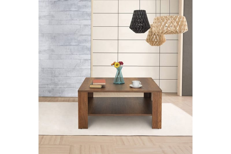 Masao Sofabord 90 cm - Sjokoladebrun - Møbler - Bord - Sofabord