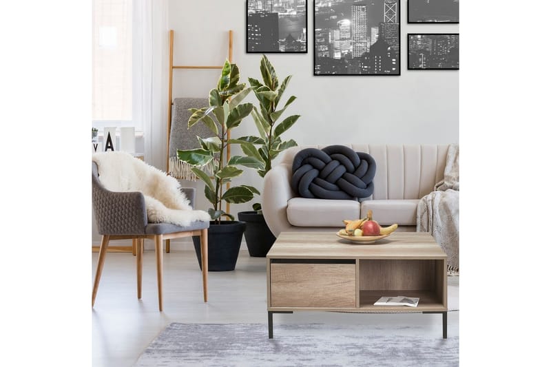 Masao Sofabord 90 cm - Taupe - Møbler - Bord - Sofabord