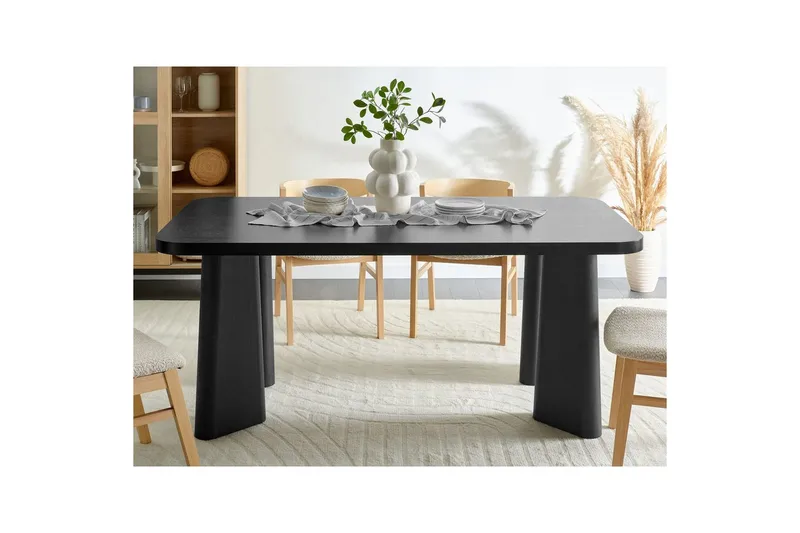 Matbord Beliani Atlin Black - Møbler - Bord - Spisebord & kjøkkenbord