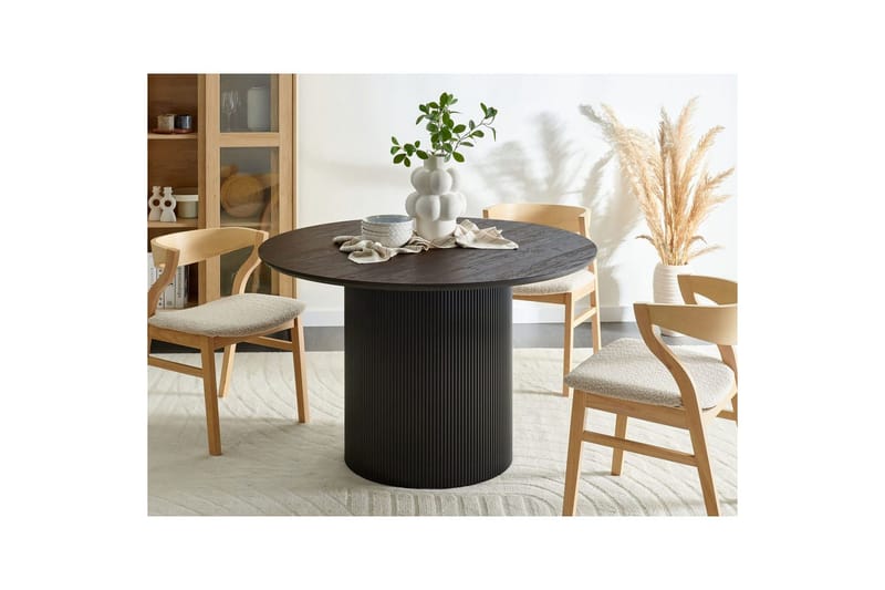 Matbord Beliani Sheho Black - Møbler - Bord - Spisebord & kjøkkenbord
