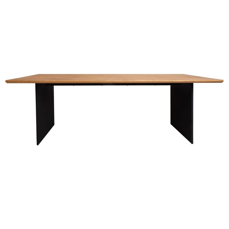 Matbord Teron 220x100x75 cm - Eik/svart - Møbler - Bord - Spisebord & kjøkkenbord