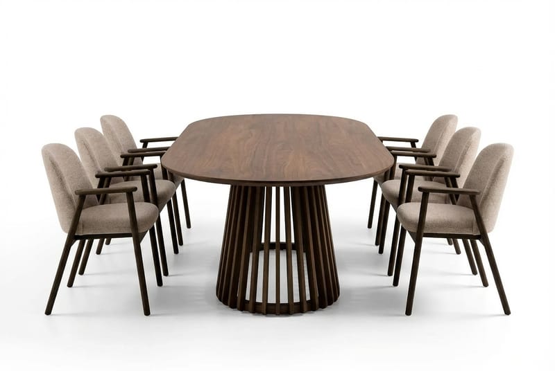 Matgrupp Bark Valnöt|Greige, undefined