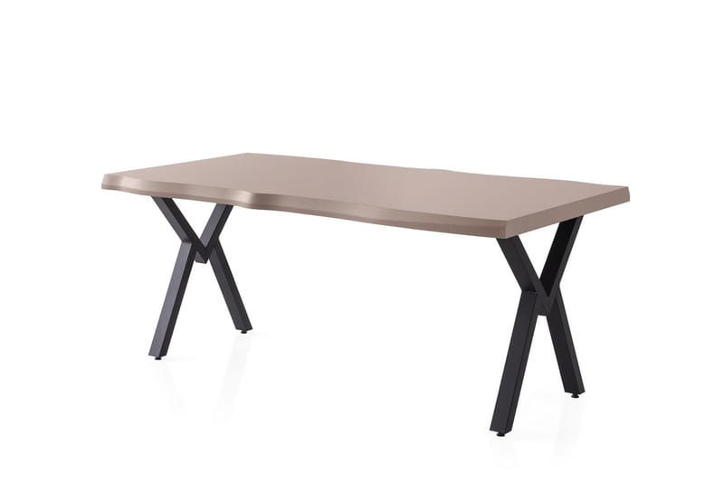 Matlerd Spisebord 180 cm Rektangulært - Brun - Møbler - Bord - Spisebord & kjøkkenbord