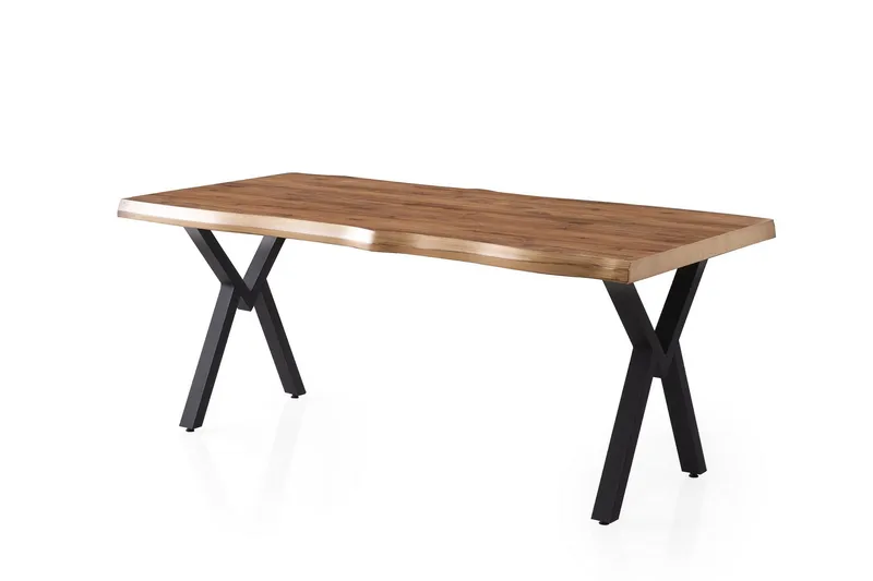 Matlerd Spisebord 180 cm Rektangulært - Valnøtt - Møbler - Bord - Spisebord & kjøkkenbord