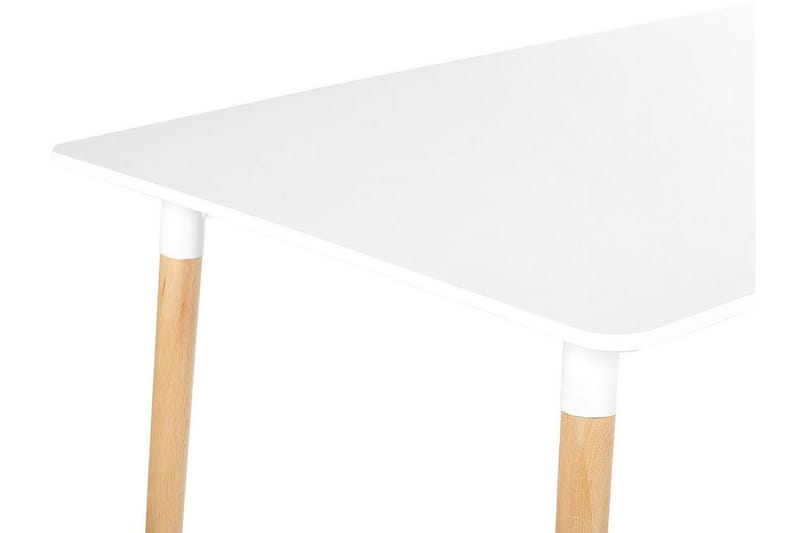 Medvina Spisebord 80x120 cm - Hvit/Lys Brun - Møbler - Bord - Spisebord & kjøkkenbord