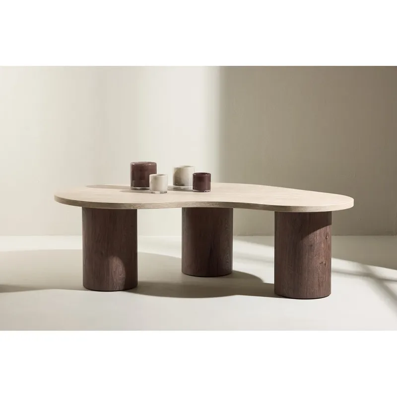 Megg Sofabord 130 cm - Beige - Møbler - Bord - Sofabord