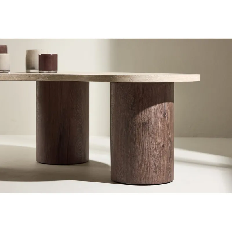 Megg Sofabord 130 cm - Beige - Møbler - Bord - Sofabord